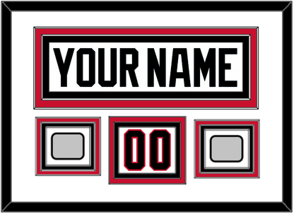 Chicago Nameplate, Number (Shoulder) & 2 Stanley Cup Champions Patches - Road White (2007-2017) - Premier Tier 1