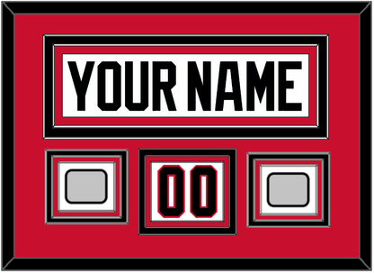 Chicago Nameplate, Number (Shoulder) & 2 Stanley Cup Champions Patches - Road White (2007-2017) - Premier Tier 2