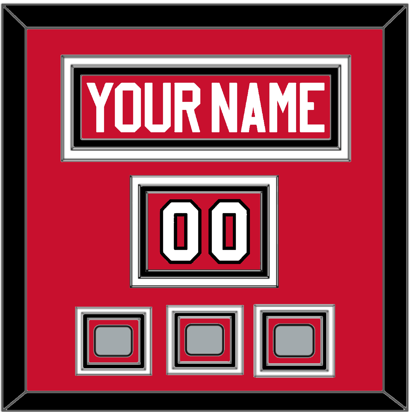 Chicago Legacy Nameplate & Shoulder Number
