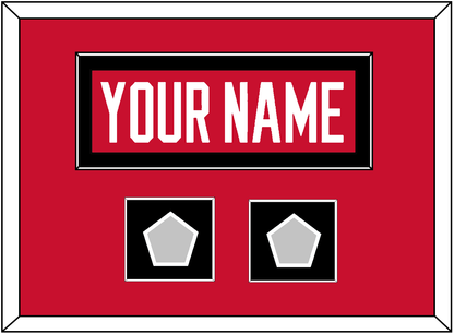Chicago Nameplate & 2 Stanley Cup Champions Patches - Home Red (2007-2017) - Essential Tier 3