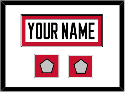 Chicago Nameplate & 2 Stanley Cup Finals Patches - Road White (2007-2017) - Essential Tier 1