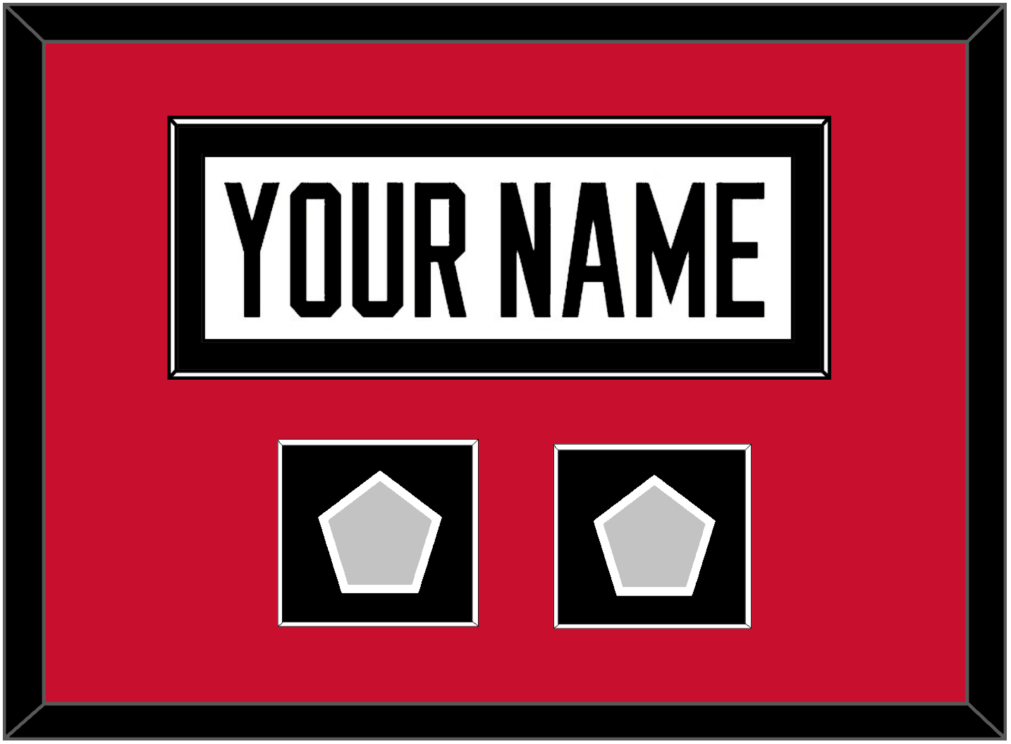 Chicago Nameplate & 2 Stanley Cup Finals Patches - Road White (2007-2017) - Essential Tier 3
