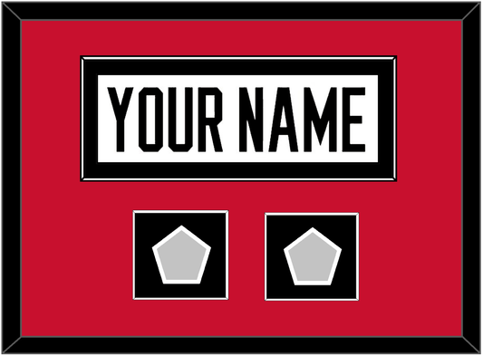 Chicago Nameplate & 2 Stanley Cup Finals Patches - Road White (2007-2017) - Essential Tier 3