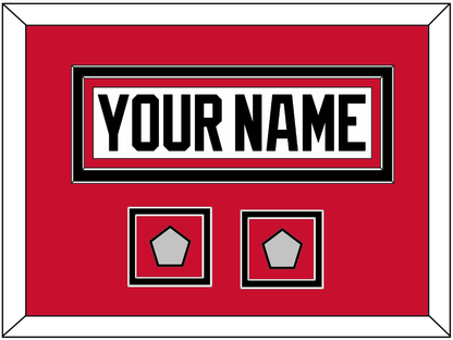 Chicago Nameplate & 2 Stanley Cup Finals Patches - Road White (2007-2017) - Signature Tier 5