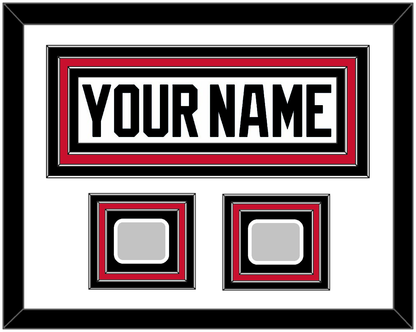 Chicago Nameplate & 2 Stanley Cup Finals Patches - Road White (2007-2017) - Premier Tier 3