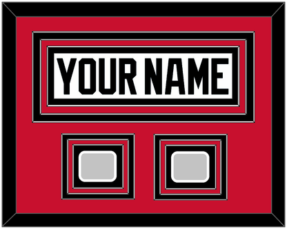 Chicago Nameplate & 2 Stanley Cup Champions Patches - Road White (2007-2017) - Premier Tier 5