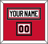 Chicago Nameplate & Number (Shoulder) - Home White (1977-1996) - Triple Mat 2