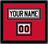 Chicago Nameplate & Number (Shoulder) - Home White (1977-1996) - Triple Mat 2