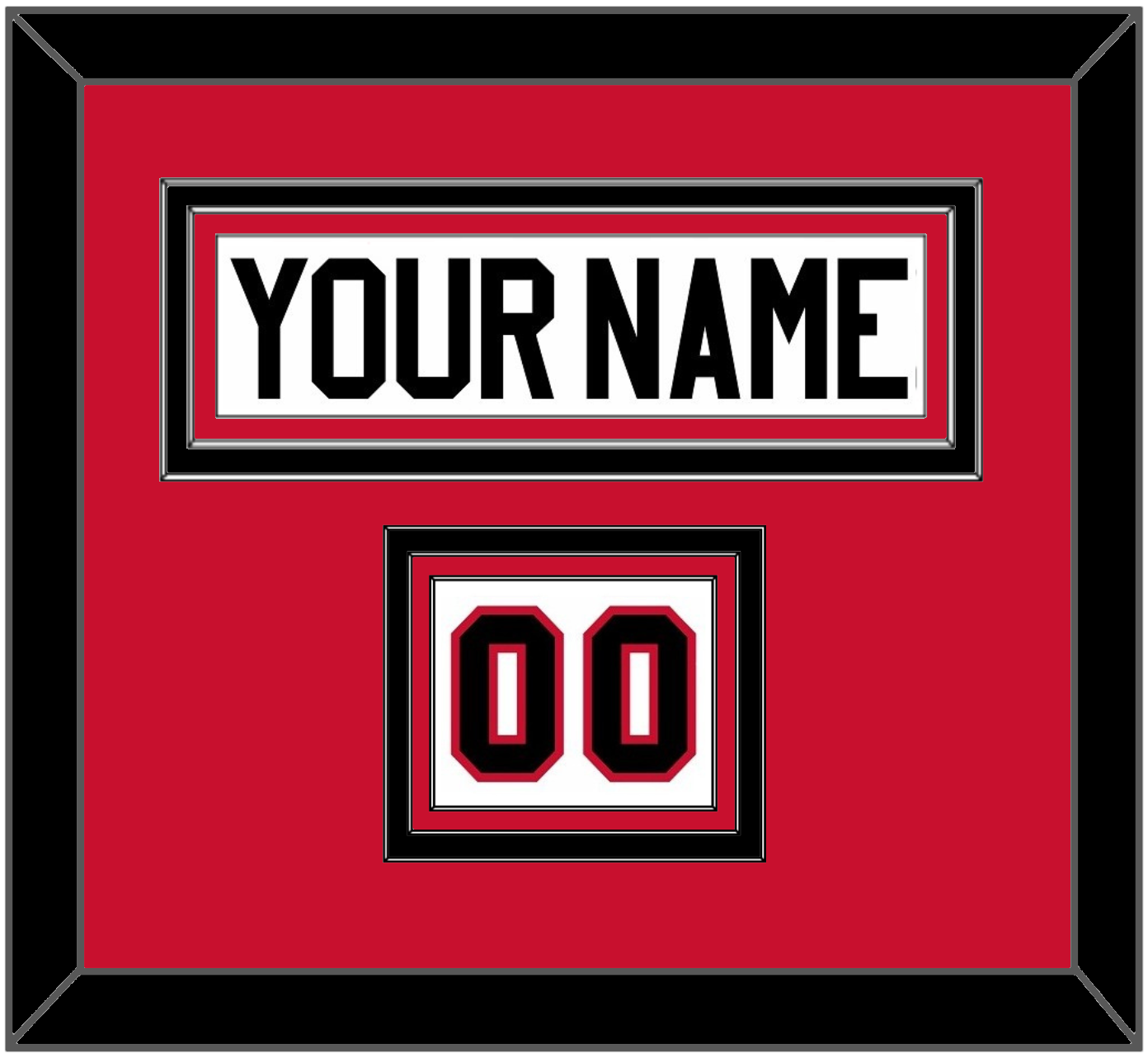 Chicago Nameplate & Number (Shoulder) - Road White - Premier Tier 2