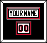 Chicago Nameplate & Number (Shoulder) - Home White (1977-1996) - Triple Mat 3