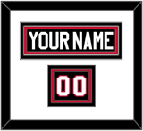 Chicago Nameplate & Number (Shoulder) - Alternate Black (2008-2009) - Triple Mat 1