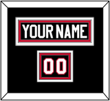 Chicago Nameplate & Number (Shoulder) - Alternate Black (2008-2009) - Triple Mat 3
