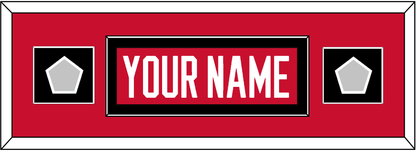 Chicago Nameplate & 2 Stanley Cup Champions Patches - Home Red (2007-2017) - Essential Tier 4