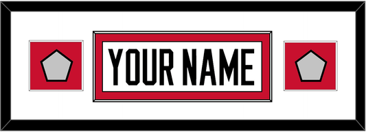Chicago Nameplate & 2 Stanley Cup Champions Patches - Road White (2007-2017) - Essential Tier 2