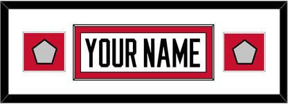 Chicago Nameplate & 2 Stanley Cup Finals Patches - Road White (2007-2017) - Essential Tier 2