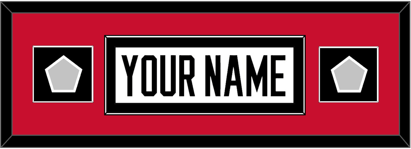 Chicago Nameplate & 2 Stanley Cup Champions Patches - Road White (2007-2017) - Essential Tier 4