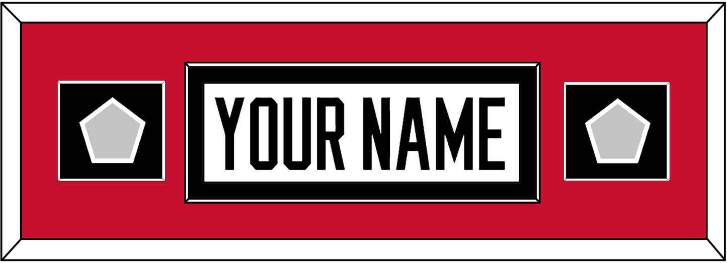 Chicago Nameplate & 2 Stanley Cup Champions Patches - Road White (2007-2017) - Essential Tier 4