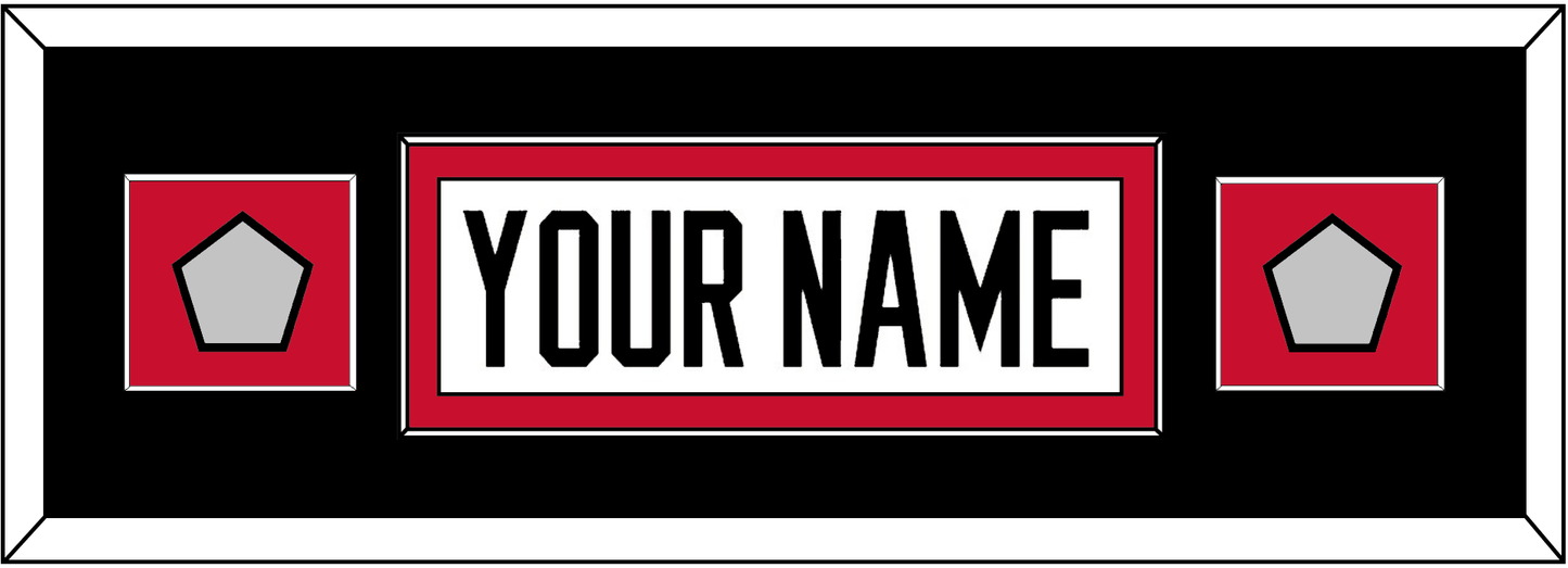 Chicago Nameplate & 2 Stanley Cup Champions Patches - Road White (2007-2017) - Essential Tier 6