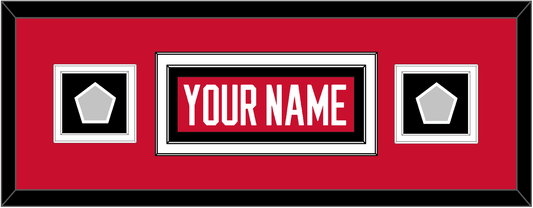 Chicago Nameplate & 2 Stanley Cup Finals Patches - Home Red (2007-2017) - Signature Tier 4