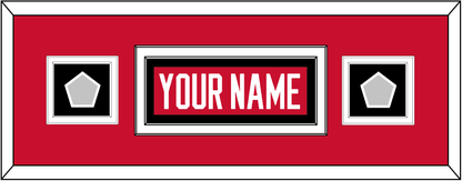 Chicago Nameplate & 2 Stanley Cup Finals Patches - Home Red (2007-2017) - Signature Tier 4