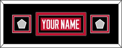 Chicago Nameplate & 2 Stanley Cup Champions Patches - Home Red (2007-2017) - Signature Tier 6