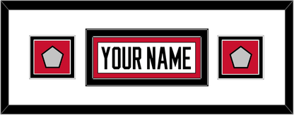 Chicago Nameplate & 2 Stanley Cup Champions Patches - Road White (2007-2017) - Signature Tier 2