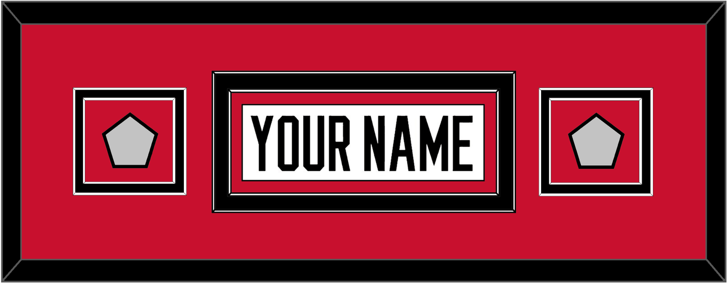 Chicago Nameplate & 2 Stanley Cup Finals Patches - Road White (2007-2017) - Signature Tier 6