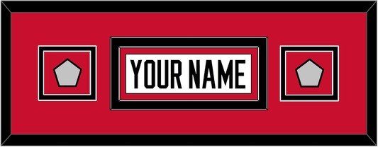 Chicago Nameplate & 2 Stanley Cup Finals Patches - Road White (2007-2017) - Signature Tier 6