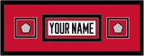 Chicago Nameplate & 2 Stanley Cup Champions Patches - Road White (2007-2017) - Double Mat 6