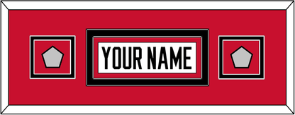 Chicago Nameplate & 2 Stanley Cup Champions Patches - Road White (2007-2017) - Signature Tier 6