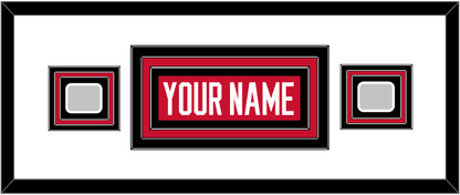 Chicago Nameplate & 2 Stanley Cup Champions Patches - Home Red (2007-2017) - Premier Tier 2