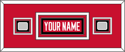 Chicago Nameplate & 2 Stanley Cup Champions Patches - Home Red (2007-2017) - Premier Tier 4