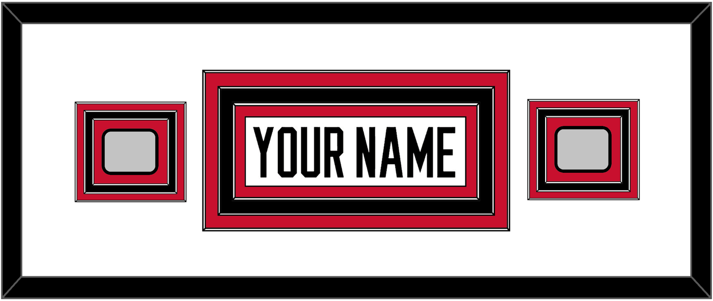 Chicago Nameplate & 2 Stanley Cup Champions Patches - Road White (2007-2017) - Premier Tier 2