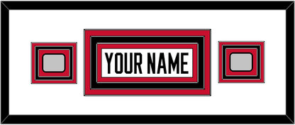 Chicago Nameplate & 2 Stanley Cup Champions Patches - Road White (2007-2017) - Premier Tier 2