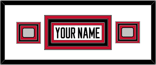 Chicago Nameplate & 2 Stanley Cup Finals Patches - Road White (2007-2017) - Premier Tier 2