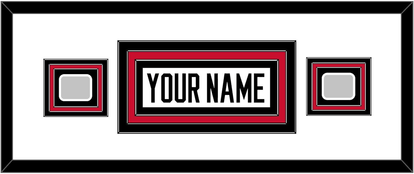 Chicago Nameplate & 2 Stanley Cup Champions Patches - Road White (2007-2017) - Premier Tier 4