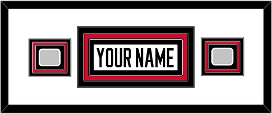 Chicago Nameplate & 2 Stanley Cup Champions Patches - Road White (2007-2017) - Premier Tier 4