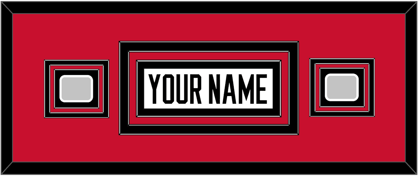 Chicago Nameplate & 2 Stanley Cup Champions Patches - Road White (2007-2017) - Premier Tier 6