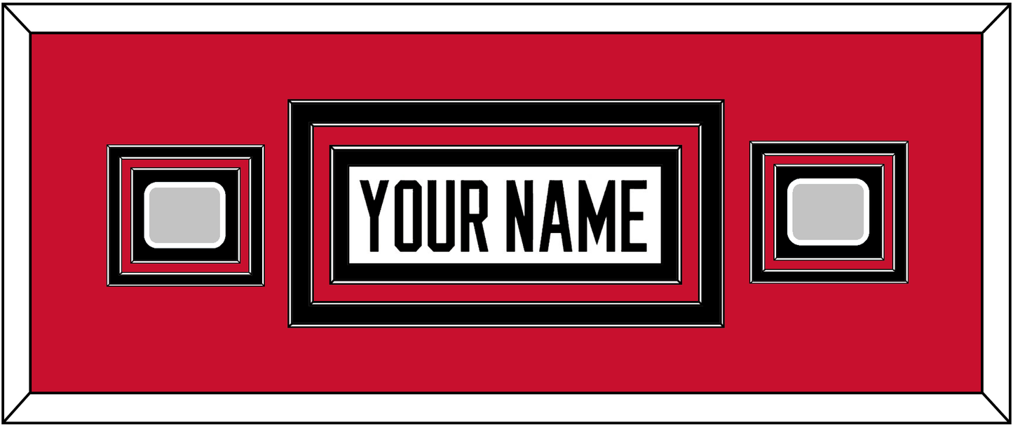 Chicago Nameplate & 2 Stanley Cup Finals Patches - Road White (2007-2017) - Premier Tier 6