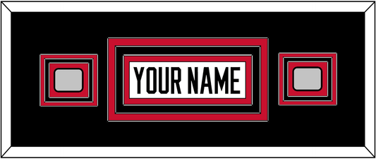 Chicago Nameplate & 2 Stanley Cup Champions Patches - Road White (2007-2017) - Premier Tier 8