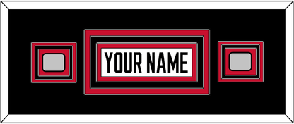 Chicago Nameplate & 2 Stanley Cup Finals Patches - Road White (2007-2017) - Premier Tier 8