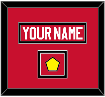 Chicago Nameplate & Logo Jersey Patch - Home Red - Signature Tier 2