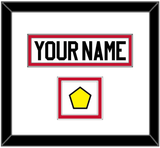 Chicago Nameplate & Logo Jersey Patch - Home White (1996-1999) - Double Mat 1