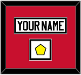 Chicago Nameplate & Logo Jersey Patch - Home White (1996-1999) - Double Mat 2