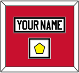 Chicago Nameplate & Logo Jersey Patch - Home White (1996-1999) - Double Mat 2