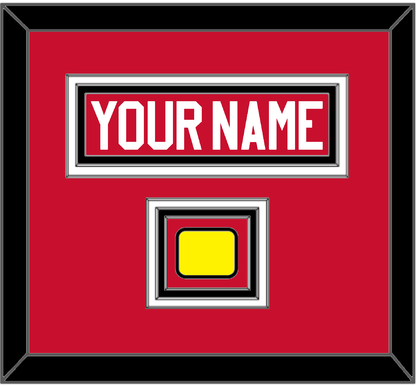 Chicago Nameplate & Logo Jersey Patch - Road Red (1977-1996) - Premier Tier 2