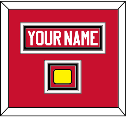 Chicago Nameplate & Logo Jersey Patch - Home Red - Premier Tier 2