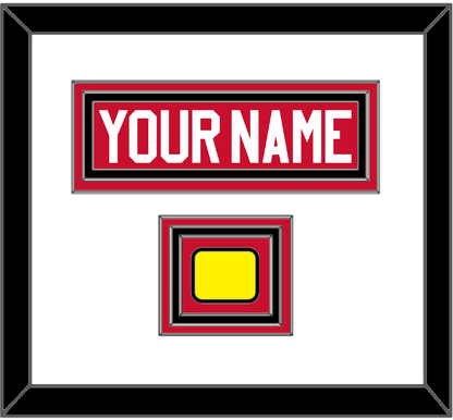 Chicago Nameplate & Logo Jersey Patch - Home Red - Premier Tier 1