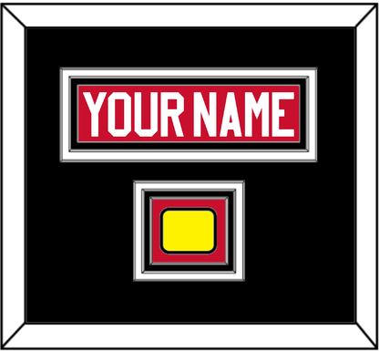 Chicago Nameplate & Logo Jersey Patch - Road Red (1996-1999) - Premier Tier 3