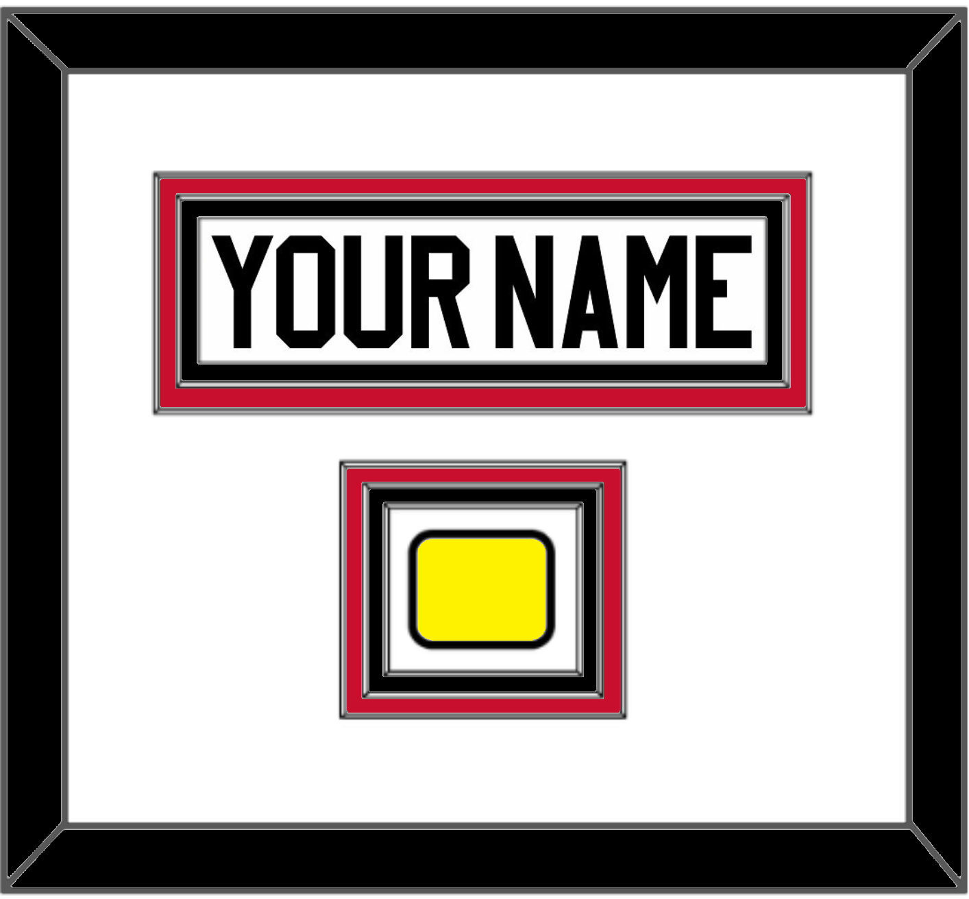 Chicago Nameplate & Logo Jersey Patch - Road White - Premier Tier 1